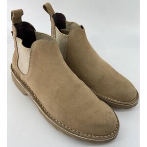 Men's Chelsea Suede Boots - Tan